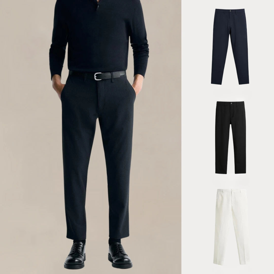 COMPRA 1, LLÉVATE 3 – CONJUNTO DE PANTALONES CHINO DE CORTE DIARIO