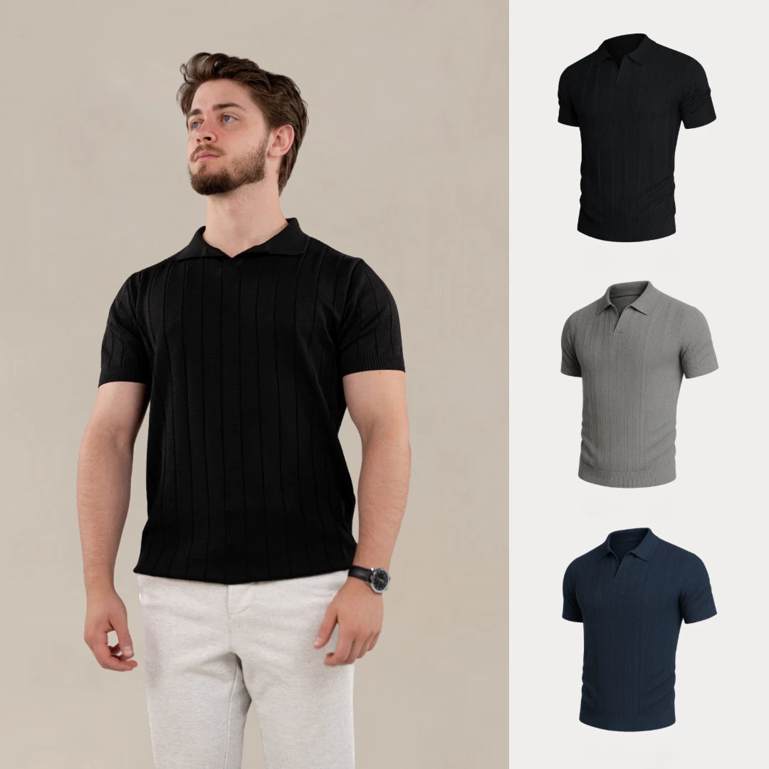 COMPRA 1, LLÉVATE 3 – CONJUNTO DE CAMISETA TEXTURIZADA EDICIÓN PREMIUM